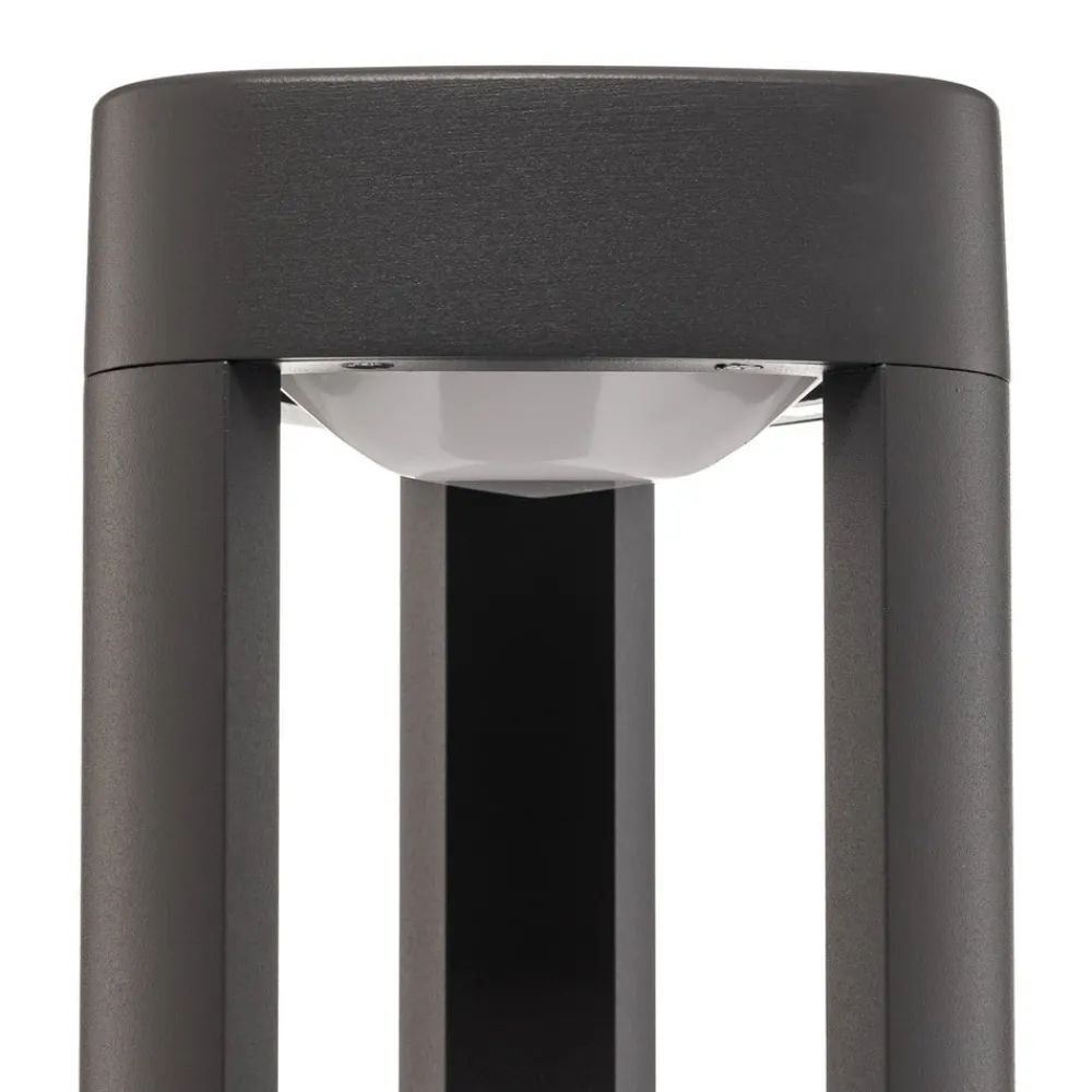 Terrassebelysning|Gadebelysning ^ Lucande LED-gadelampe Pirron, 80 cm, trekantet, IP54