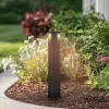 Lucande Gadebelysning > LED-gadelampe Raiku, sort, aluminium, 65 cm