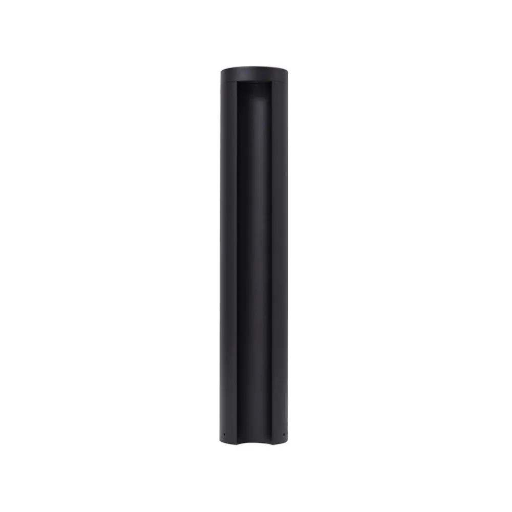 Lucande Gadebelysning > LED-gadelampe Raiku, sort, aluminium, 65 cm
