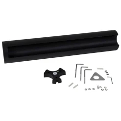 Lucande Gadebelysning > LED-gadelampe Raiku, sort, aluminium, 65 cm