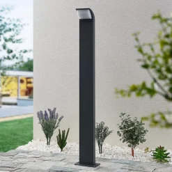 Lucande Terrassebelysning|Gadebelysning > LED-gadelampe Tinna, 100 cm, antracit, IP65