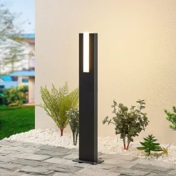 Lucande Terrassebelysning > LED-gadelampe Virgalia, 65 cm, IP65, antracit