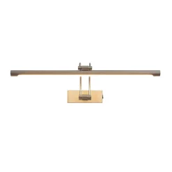 Lucande Gang|Væglamper > LED-gallerilampe Dimitrij, nikkel, metal, 54 cm