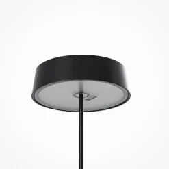 Terrassebelysning|Bordlamper ^ Lucande LED genopladelig bordlampe Tibia, sort, aluminium, USB, IP54