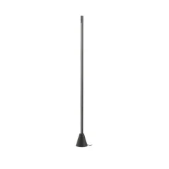 Gulvlamper|Gulvlamper ^ Lucande LED-gulvlampe Linija, sort, højde 110 cm, sensor