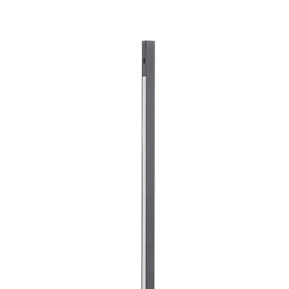 Gulvlamper|Gulvlamper ^ Lucande LED-gulvlampe Linija, sort, højde 110 cm, sensor