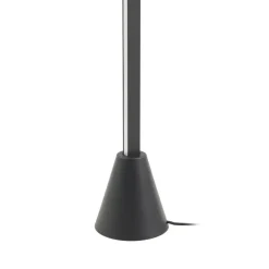 Gulvlamper|Gulvlamper ^ Lucande LED-gulvlampe Linija, sort, højde 110 cm, sensor