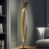 Pendellamper|Gulvlamper ^ Lucande LED-gulvlampe Marija, sort, metal, højde 140 cm