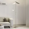 Lucande Gulvlamper|Gulvlamper > LED-gulvlampe Parthena, nikkel, metal, 180 cm