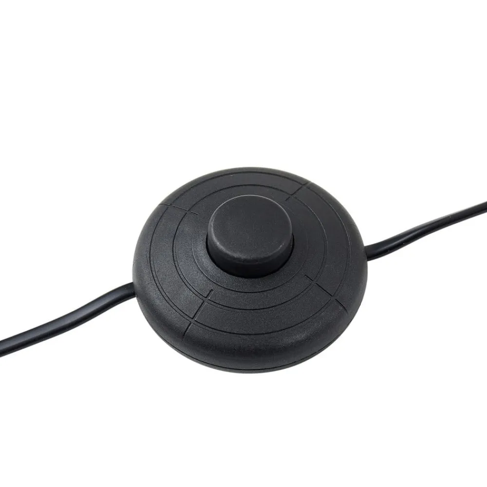 Lucande Gulvlamper|Gulvlamper > LED-gulvlampe Rodado, sort, 132 cm, aluminium