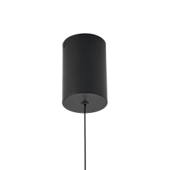 Lucande Pendellamper|Gulvlamper > LED-gulvlampe Sphere, sort/opal, glas, dæmpbar