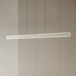 Lucande Pendellamper|Pendellamper > LED-hængelampe Arvon, aluminiumsfarvet, 117 cm, dæmpbar, CCT