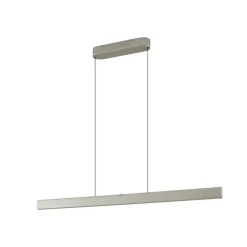 Lucande Pendellamper|Pendellamper > LED-hængelampe Arvon, aluminiumsfarvet, 117 cm, dæmpbar, CCT