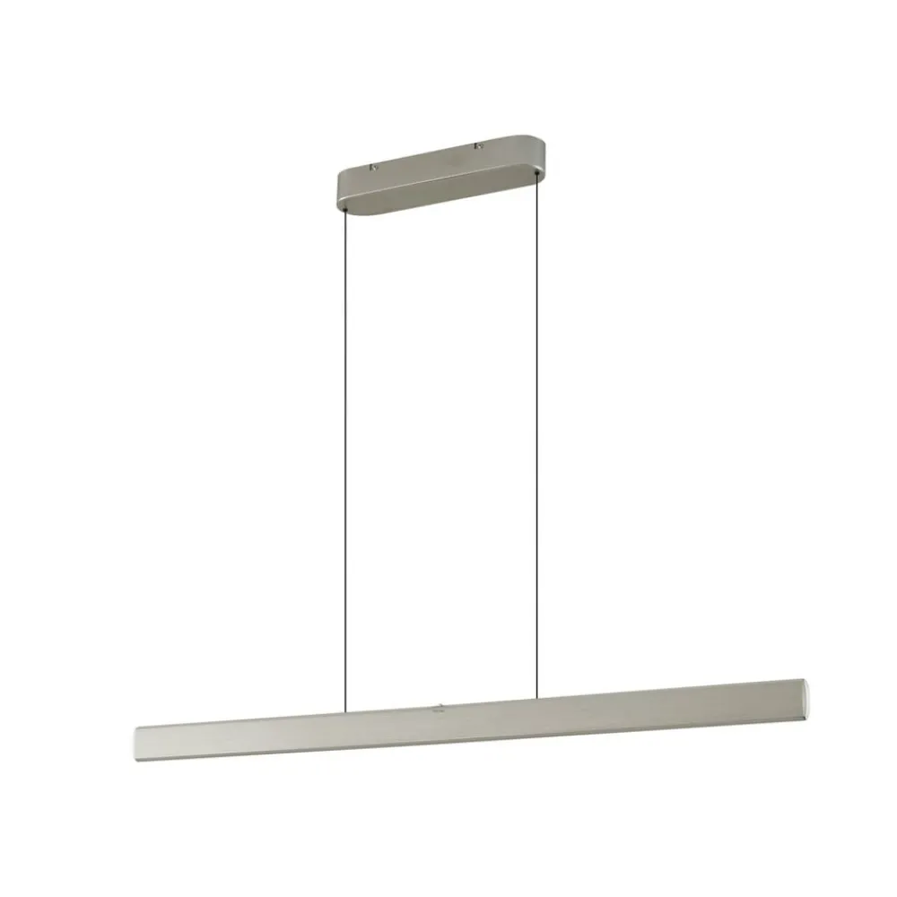Lucande Pendellamper|Pendellamper > LED-hængelampe Arvon, aluminiumsfarvet, 117 cm, dæmpbar, CCT