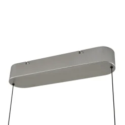 Lucande Pendellamper|Pendellamper > LED-hængelampe Arvon, aluminiumsfarvet, 117 cm, dæmpbar, CCT