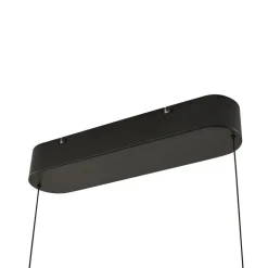 Pendellamper ^ Lucande LED-hængelampe Arvon, sort, 117 cm, dæmpbar, CCT