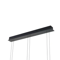 Pendellamper|Pendellamper ^ Lucande LED-hængelampe Dain, 3 lyskilder, røggrå, glas