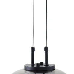 Pendellamper|Pendellamper ^ Lucande LED-hængelampe Dain, 3 lyskilder, røggrå, glas