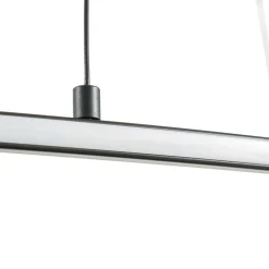 Lucande Pendellamper|Pendellamper > LED-hængelampe Gavril, 100 cm, sort, dæmpbar