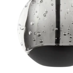 Lucande Pendellamper > LED-hængelampe Hayley, sort, 9 lyskilder, glas