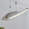 Lucande Pendellamper|Pendellamper > LED-hængelampe Marija, 91 cm, sølv, dæmpbar