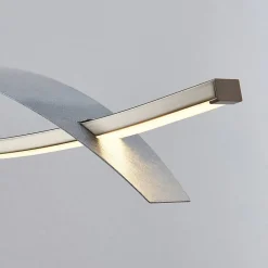 Lucande Pendellamper|Pendellamper > LED-hængelampe Marija, 91 cm, sølv, dæmpbar