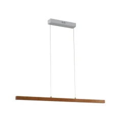 Pendellamper|Pendellamper ^ Lucande LED-hængelampe Nihalo, træ, 122 cm, dæmpbar, CCT
