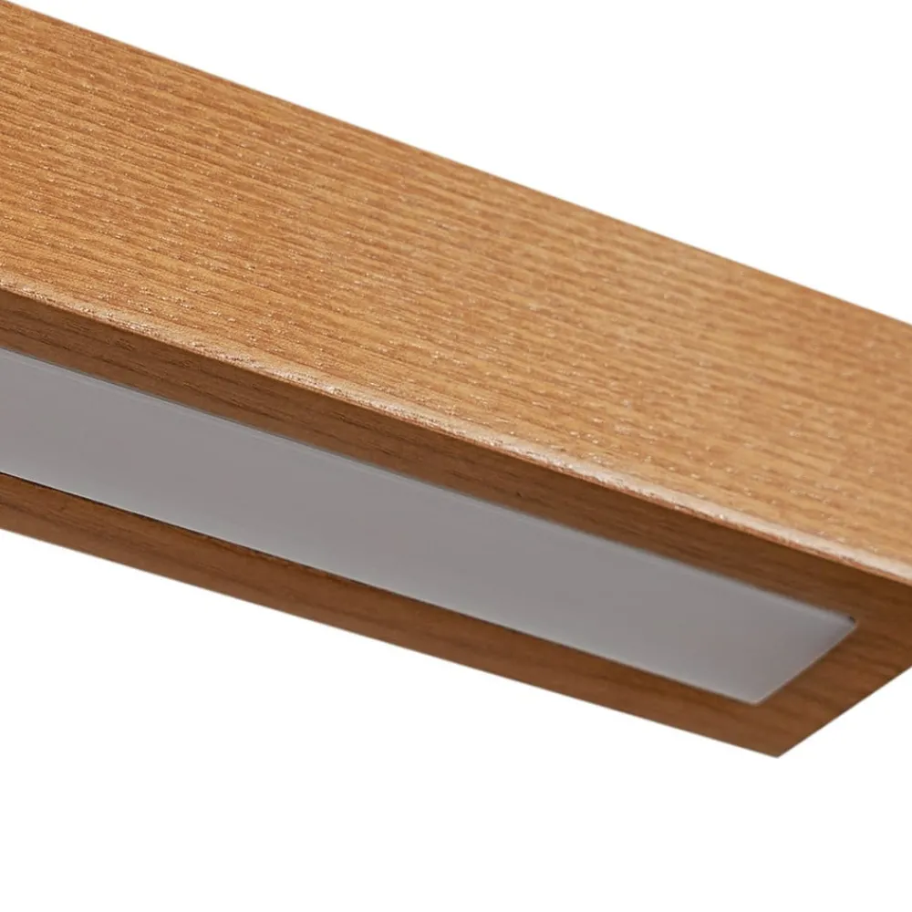 Pendellamper|Pendellamper ^ Lucande LED-hængelampe Nihalo, træ, 122 cm, dæmpbar, CCT