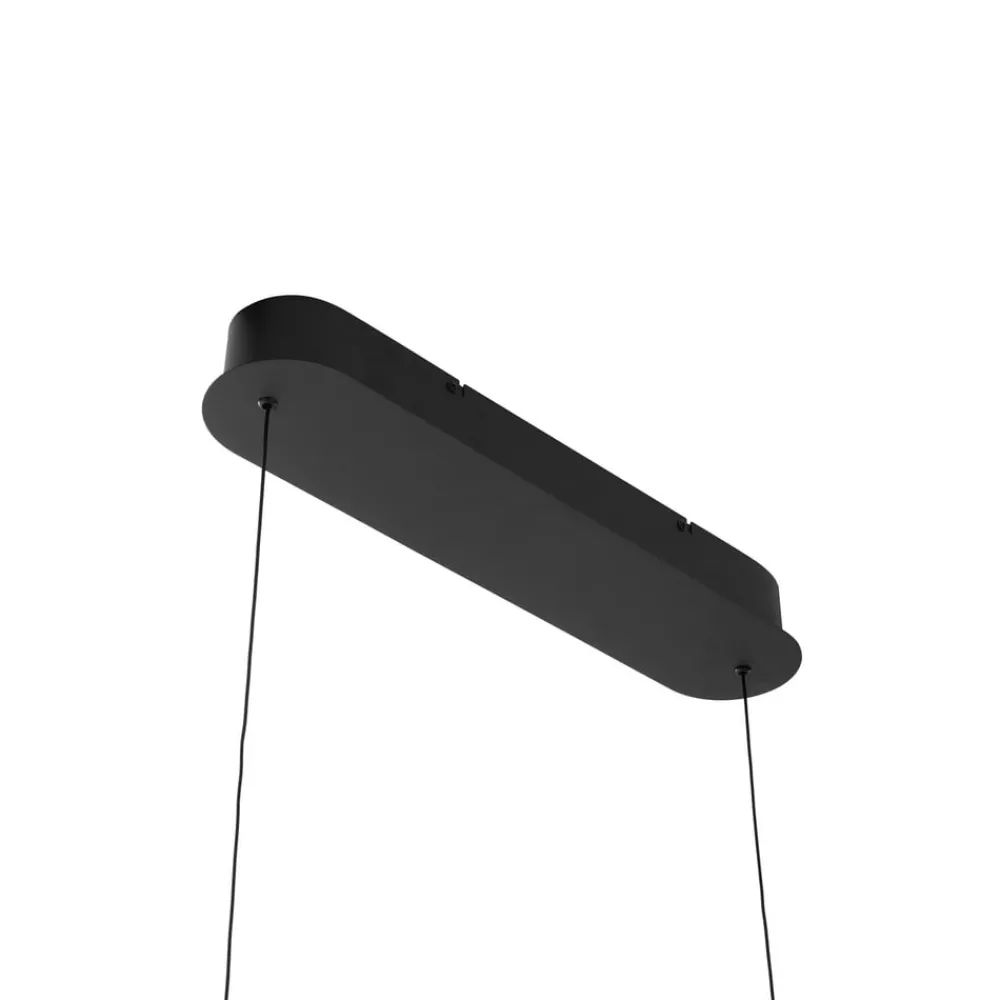 Lucande Pendellamper > LED-hængelampe Philine, længde 121 cm sort jern
