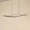 Lucande Pendellamper|Pendellamper > LED-hængelampe Sayori, 98 cm, sort, dæmpbar
