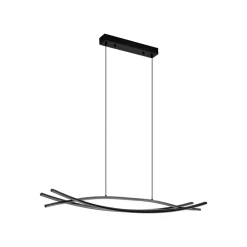 Lucande Pendellamper|Pendellamper > LED-hængelampe Sayori, 98 cm, sort, dæmpbar