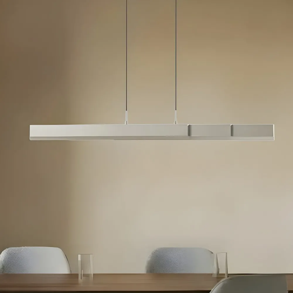 Pendellamper ^ Lucande LED-hængelampe Torven, aluminium, CCT, udtrækkelig