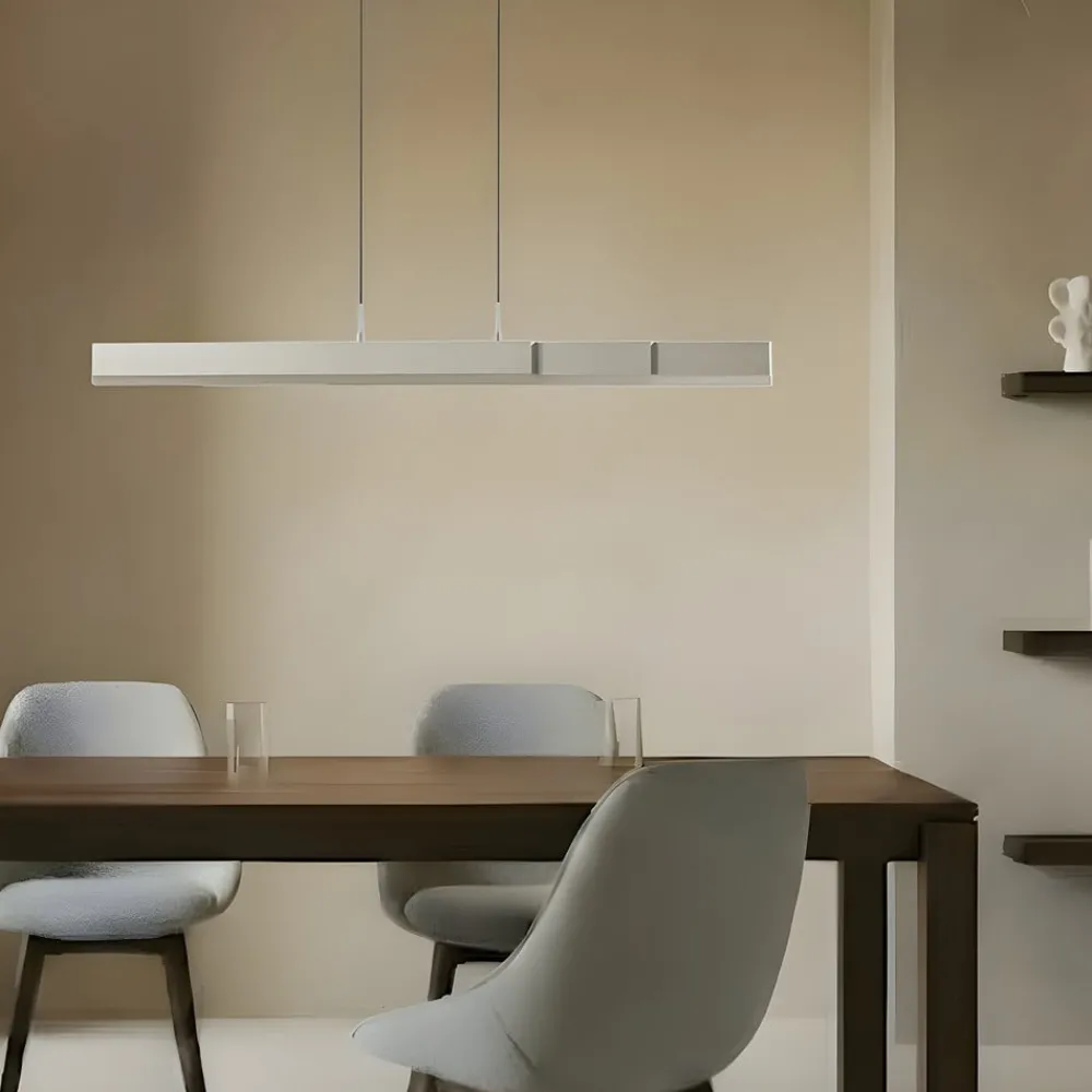 Pendellamper ^ Lucande LED-hængelampe Torven, aluminium, CCT, udtrækkelig