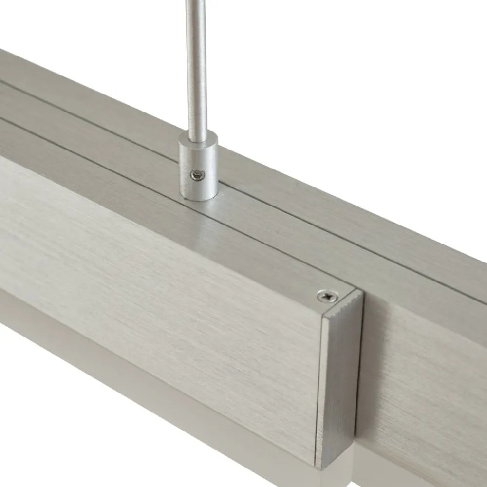 Pendellamper ^ Lucande LED-hængelampe Torven, aluminium, CCT, udtrækkelig