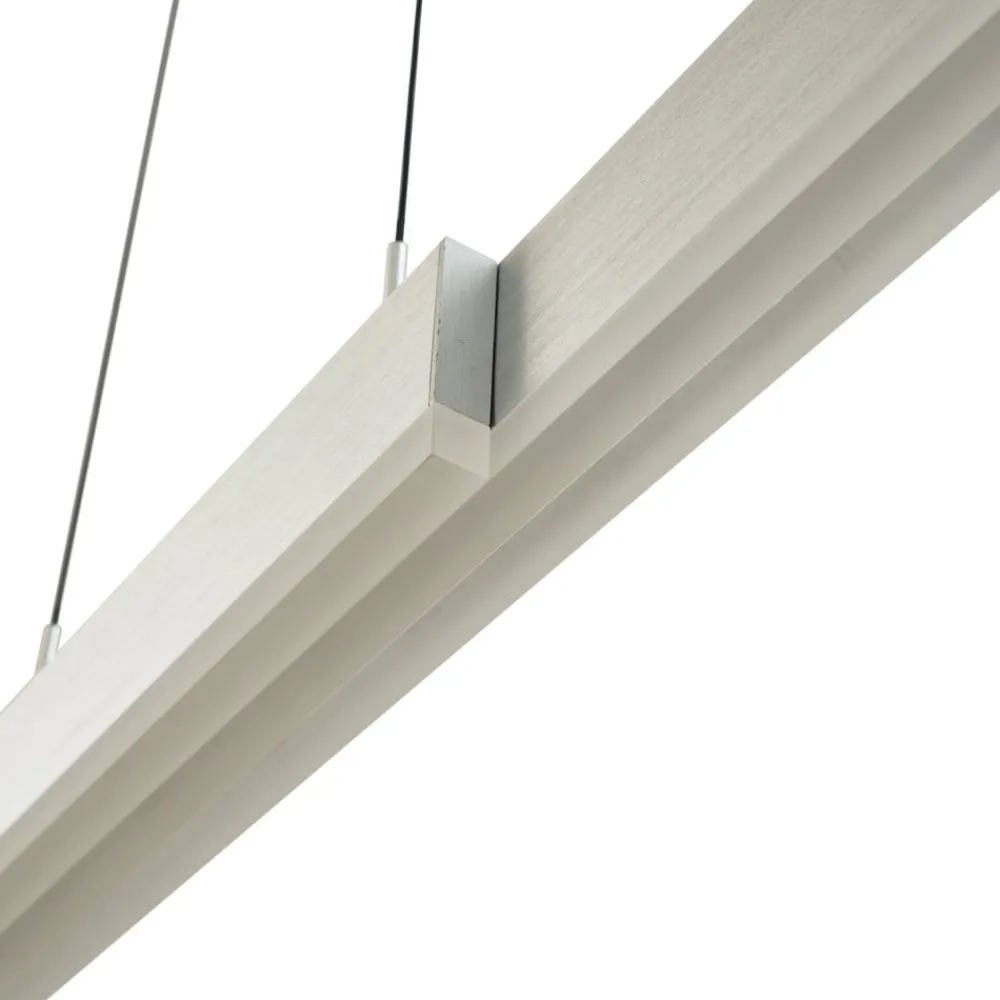 Pendellamper ^ Lucande LED-hængelampe Torven, aluminium, CCT, udtrækkelig