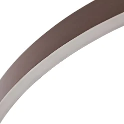 Lucande Pendellamper|Pendellamper > LED-hængelampe Yonam, Ø 80 cm, 1 lyskilde, brun, CCT