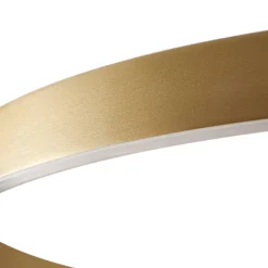 Lucande Pendellamper|Pendellamper > LED-hængelampe Yonam, Ø 80 cm, 1 lyskilde, guld, CCT
