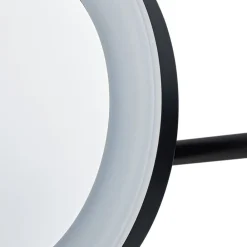 Lucande Møbel Og Interiør > LED kosmetikspejl Fyria, sort, stål, CCT