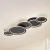 Lucande Loftlamper|Loftlamper > LED-loftlampe Diala, sort, metal, 96 cm