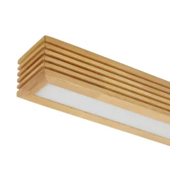Lucande Gang|Loftlamper > LED-loftlampe Emara, lys træ, eg, dæmpbar