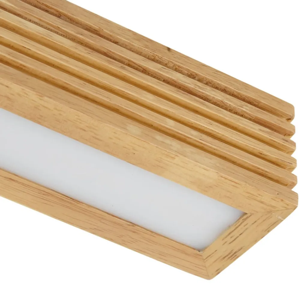 Lucande Gang|Loftlamper > LED-loftlampe Emara, lys træ, eg, dæmpbar