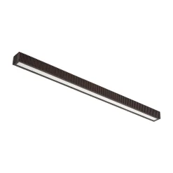 Gang|Loftlamper ^ Lucande LED-loftlampe Emara, mørkt træ, eg, dæmpbar