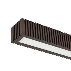 Gang|Loftlamper ^ Lucande LED-loftlampe Emara, mørkt træ, eg, dæmpbar