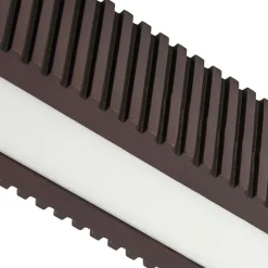 Gang|Loftlamper ^ Lucande LED-loftlampe Emara, mørkt træ, eg, dæmpbar