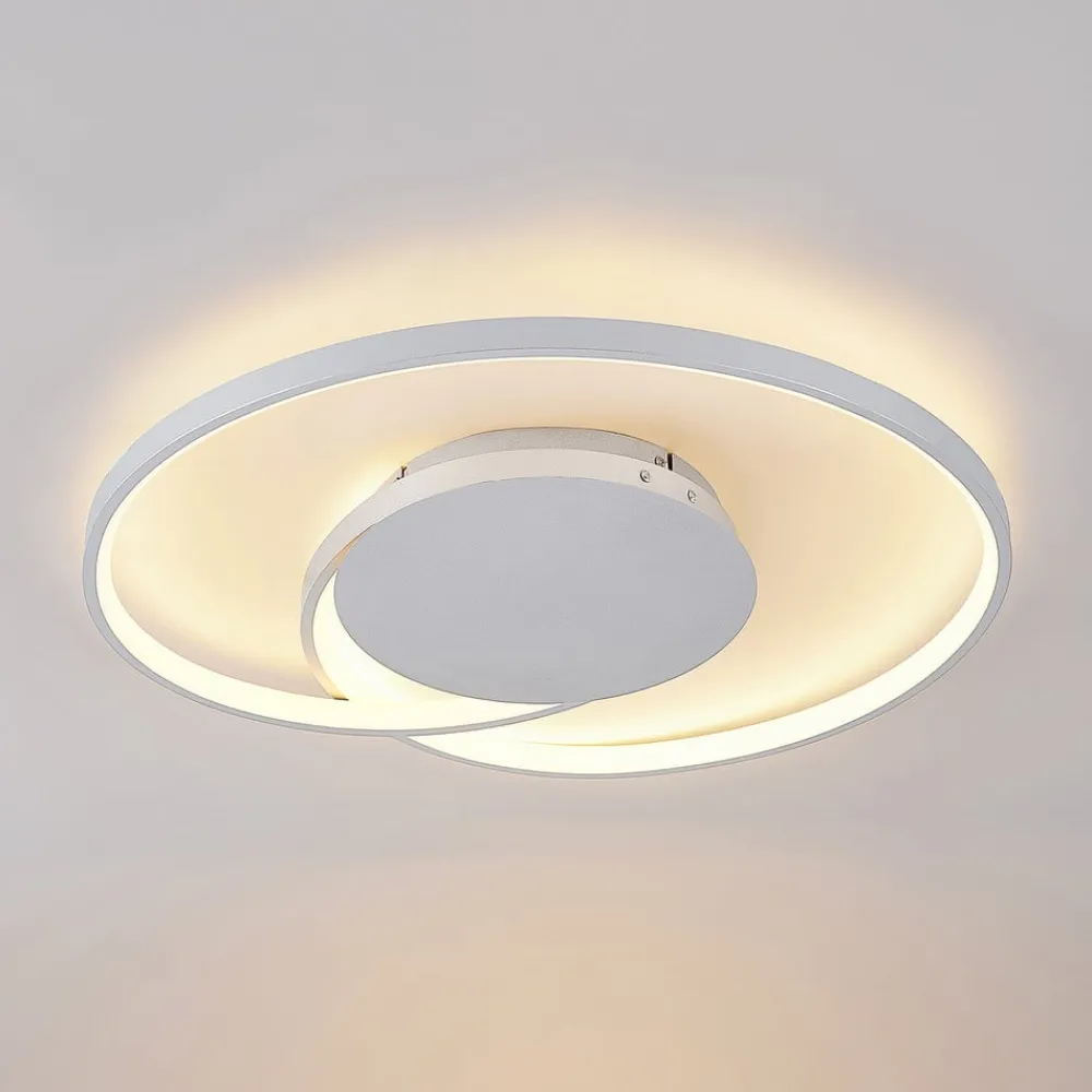 Lucande Gang|Loftlamper > LED-loftlampe Enesa, 63 cm, CCT, fjernbetjening, dæmpbar
