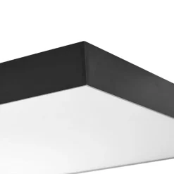 Lucande Loftlamper|Loftlamper > LED loftlampe Leicy, sort, 60 cm, RGBIC, CCT