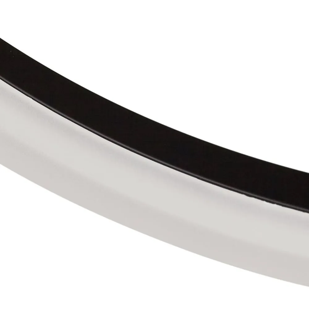 Loftlamper|Loftlamper ^ Lucande LED-loftlampe Orven, sort/marmor, Ø 50 cm, dæmpbar.