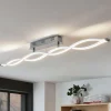 Lucande Loftlamper|Loftlamper > LED-loftlampe Roan, 115 cm, krom, stål