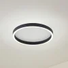 Lucande Loftlamper|Loftlamper > LED-loftlampe Rotundo, Ø 40 cm, sort, dæmpbar