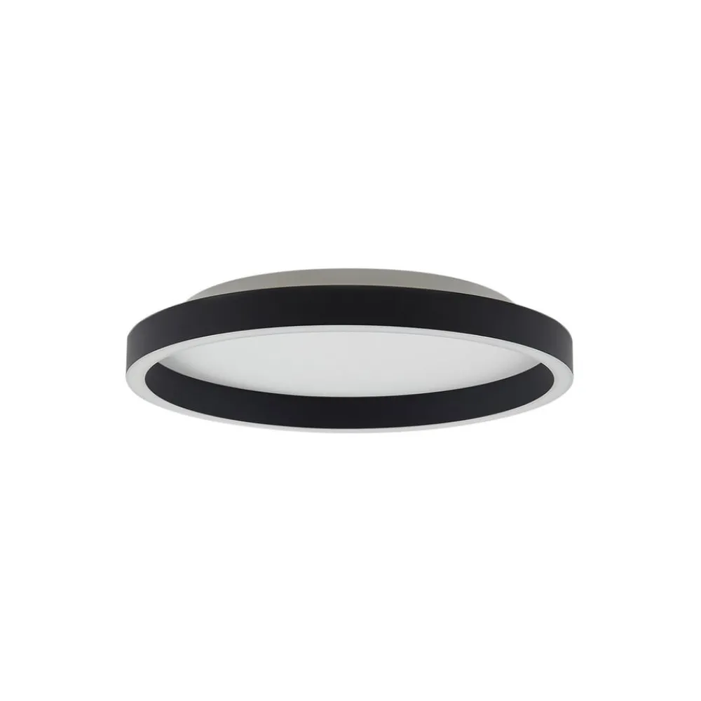 Lucande Loftlamper|Loftlamper > LED-loftlampe Rotundo, Ø 40 cm, sort, dæmpbar